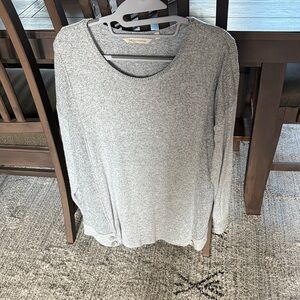 Soft Surroundings Heather Gray Women's Sweater